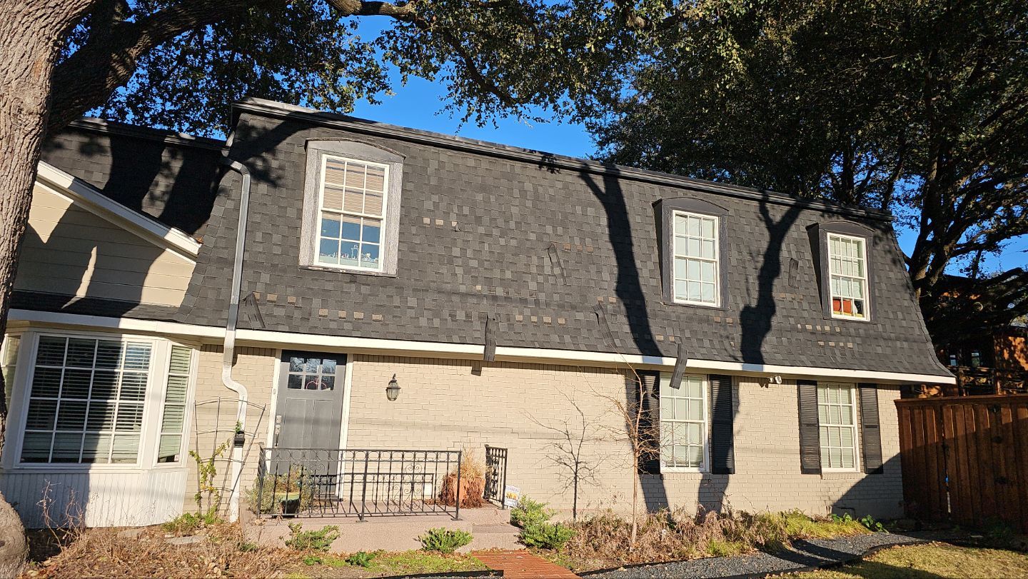 Lake Highlands Mansard Roof Replacement by Bert Roofing Inc