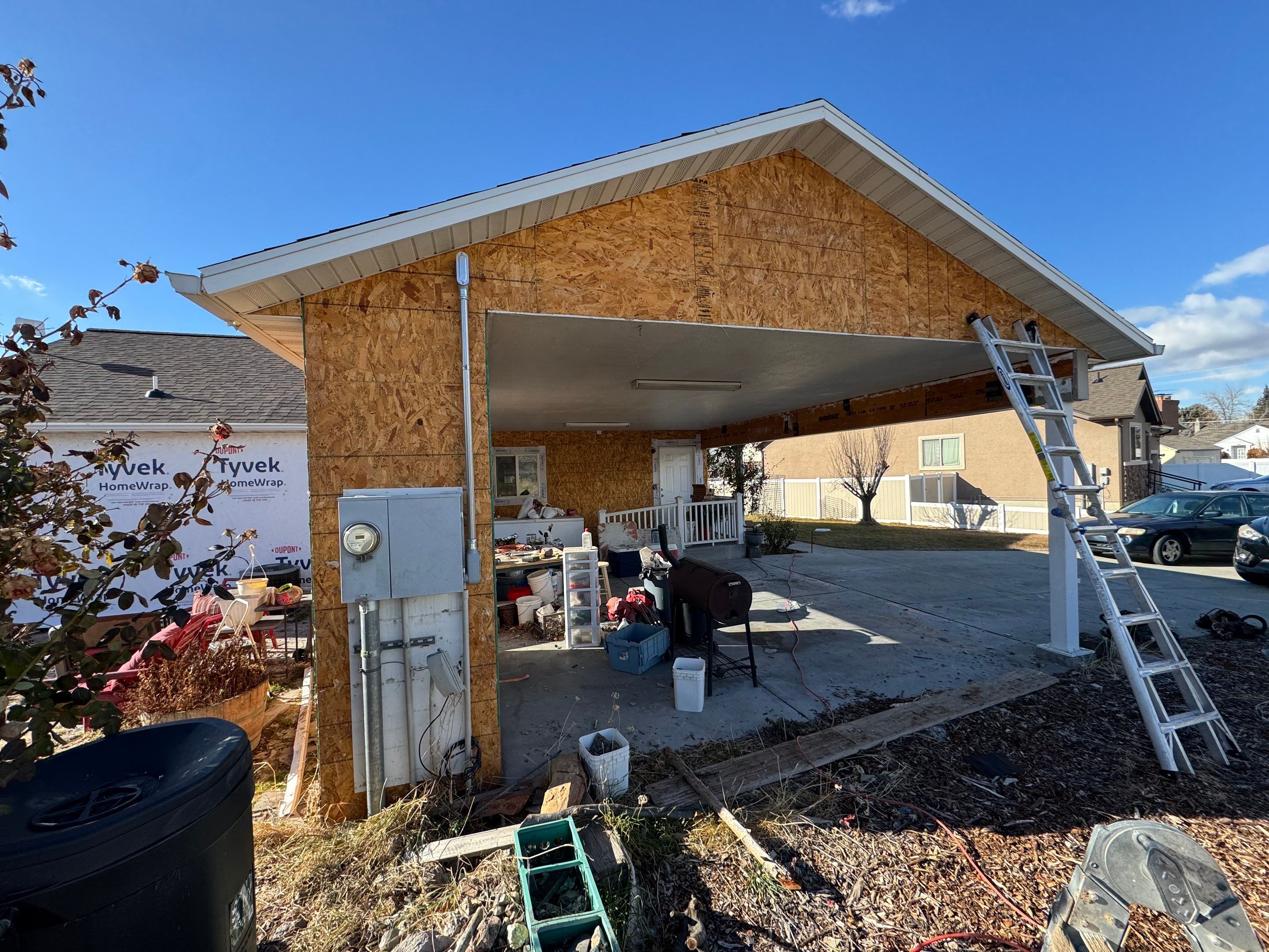 Orem | Complete Fiber Cement Upgrade | Timber Bark & Arctic White by Ideal Siding Utah