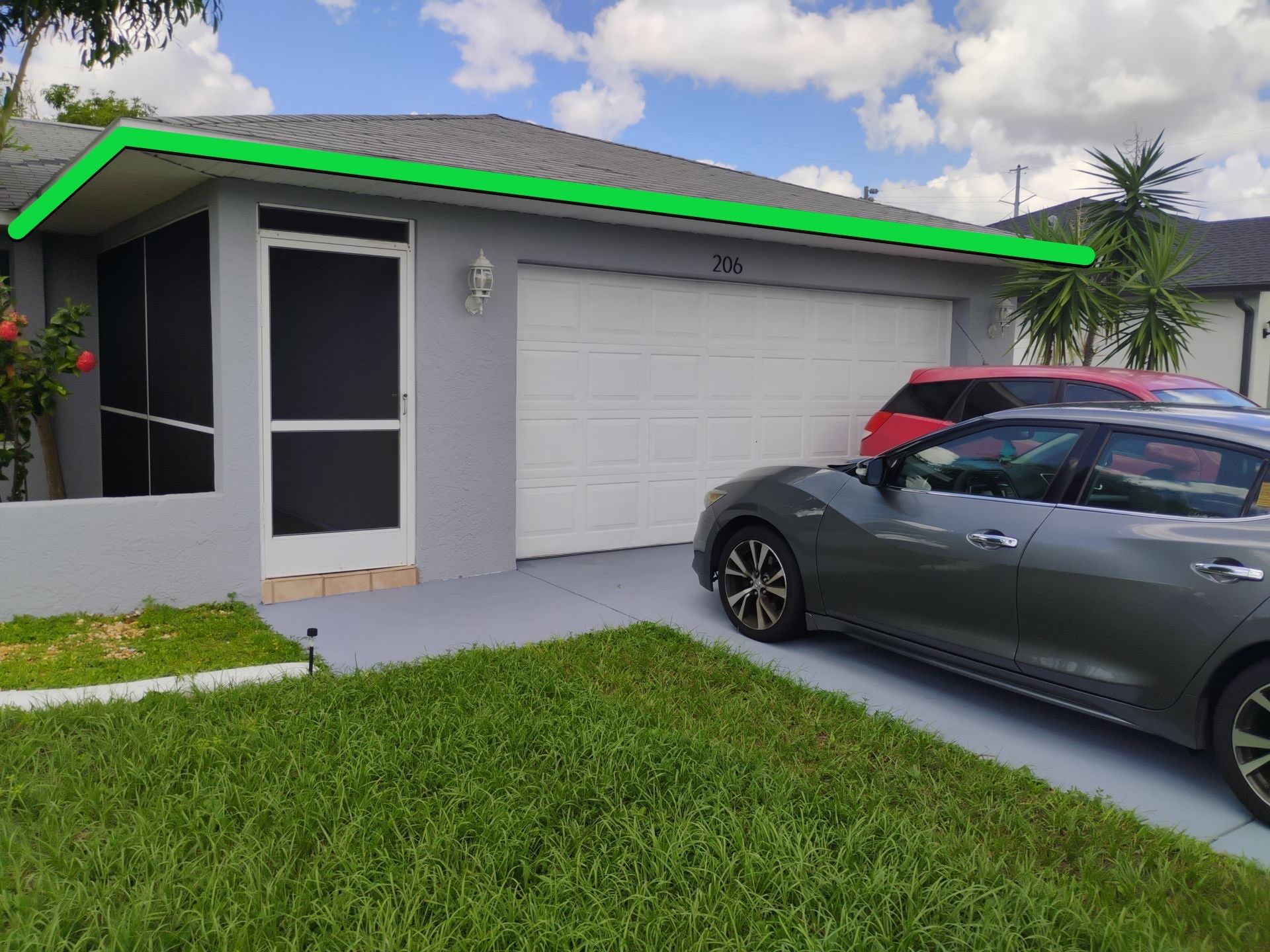New Gutter System with Splash Guards in Cape Coral FL by Gutter Professors