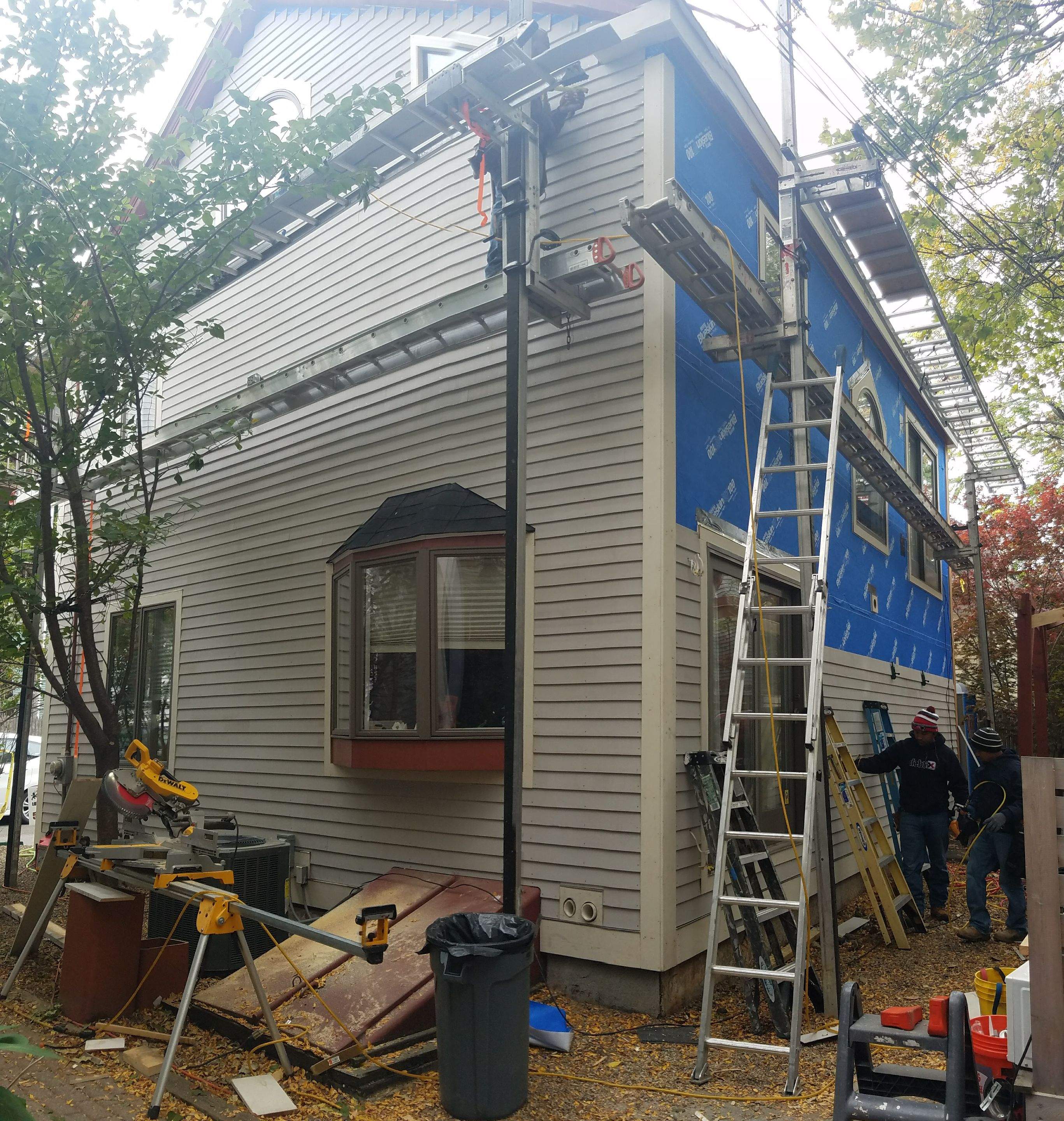 Siding Installation using Cedar Clapboard by Loyalty Exterior Solutions 