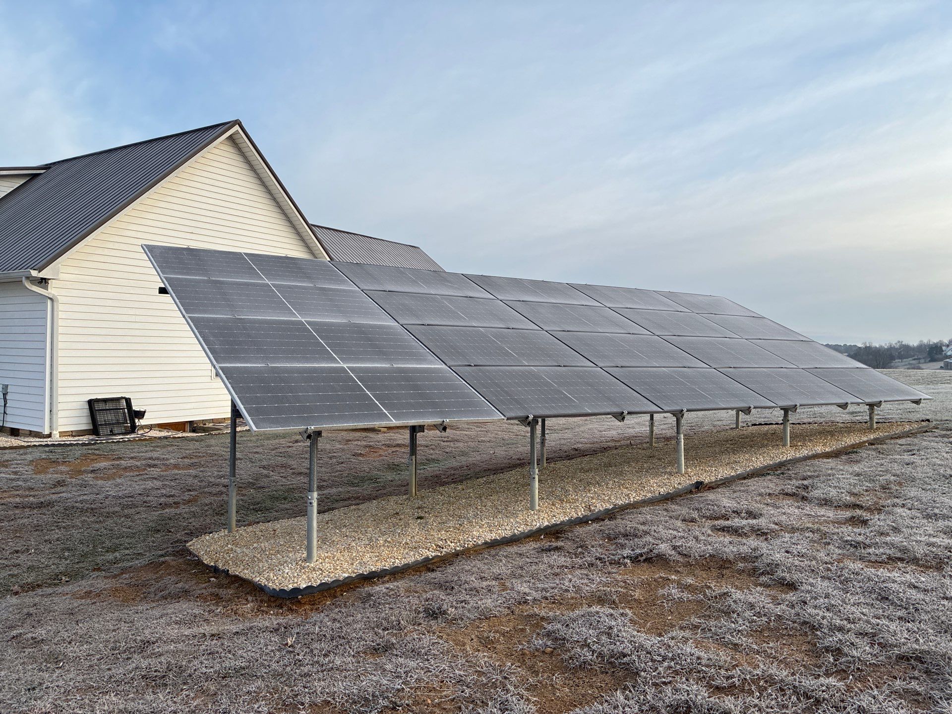 Project in Greeneville by Green Wave Solar 