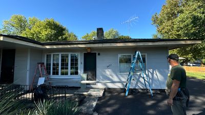 Turtle Shell gutter protection installation in Morris, IL 60450, photograph 22