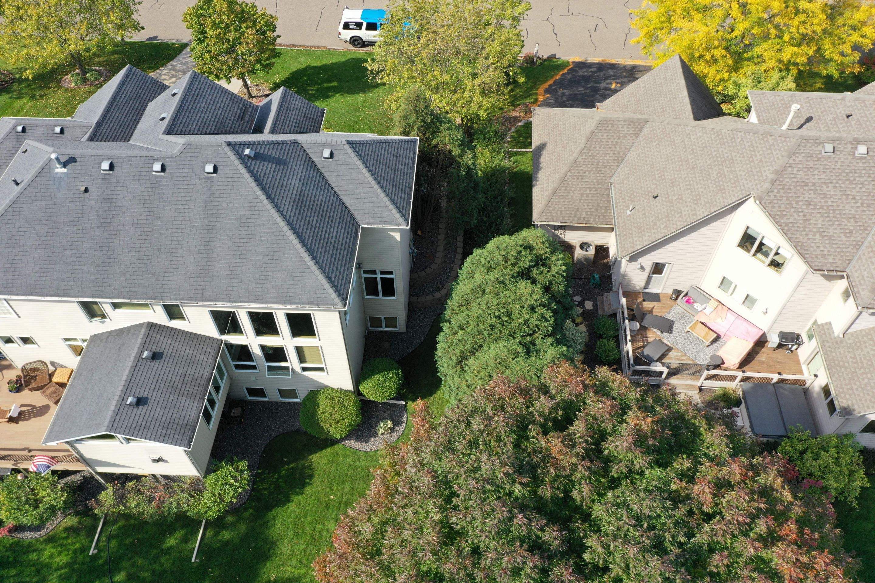 Residential Roofing Installation using Certainteed Landmark Moire Black by MODERN EXTERIOR SYSTEMS