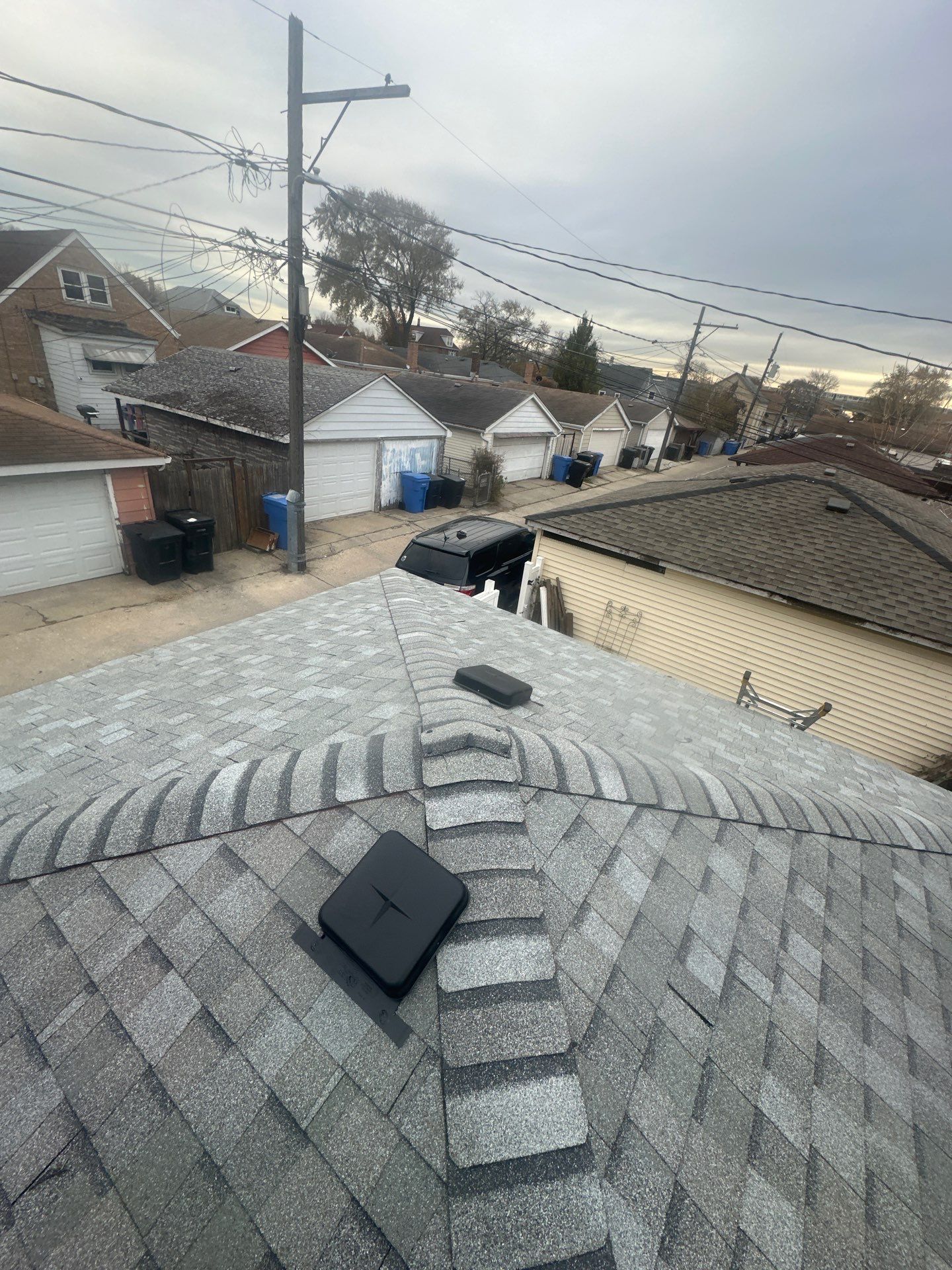 Roof replacement and interior repair by wind damage by Just Brilliant Restoration JBR