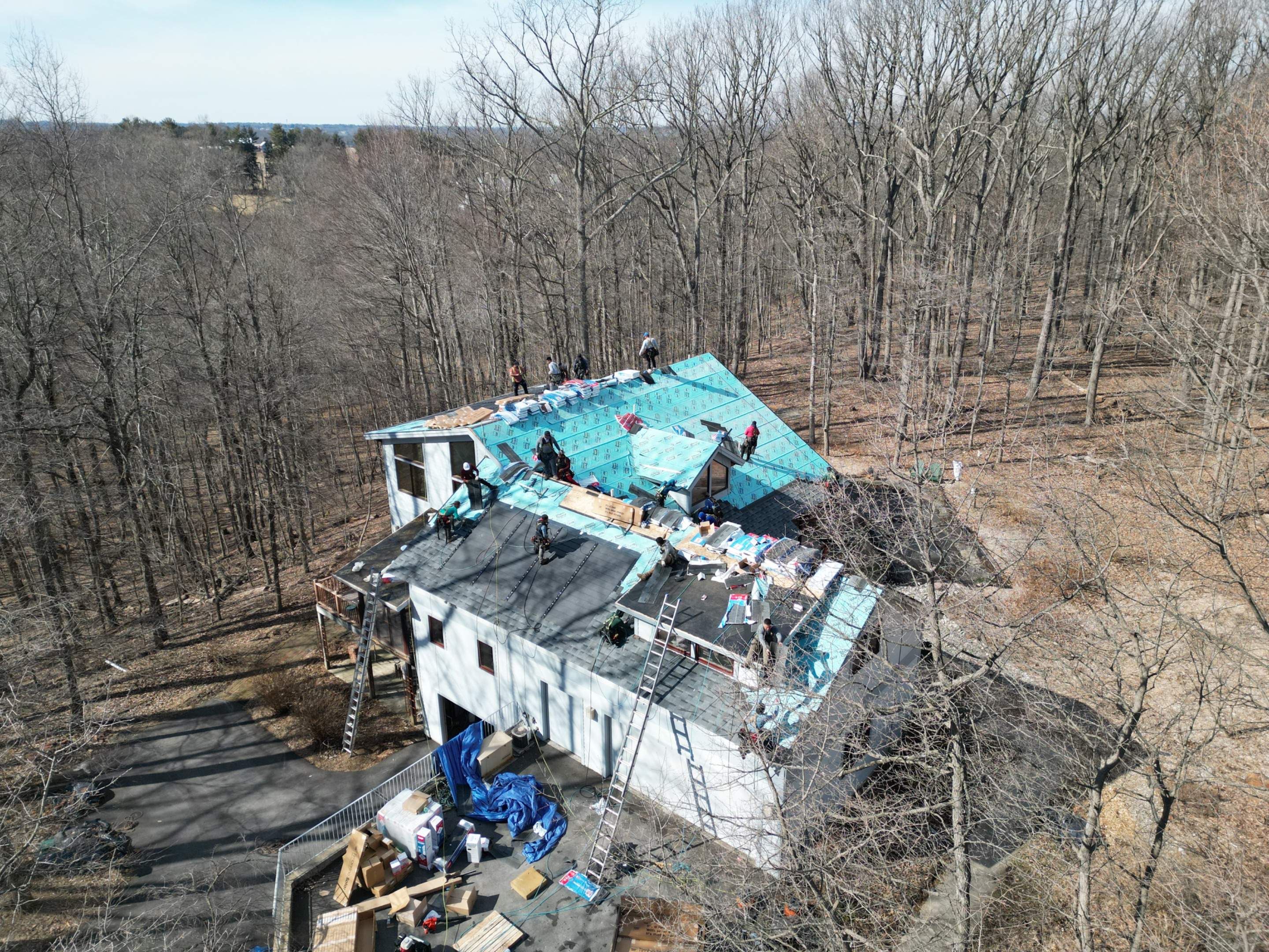 GAF Timberline Solar Roof Replacement  by American Home Contractors