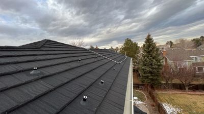 Residential Roofing Installation using Decra Shake - Charcoal
