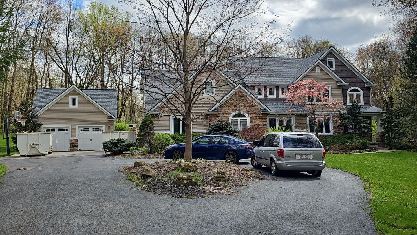 Atlas Pinnacle, Color, Coastal Granite, Drip Edge, Color, Black by Eagle Eye Roofing