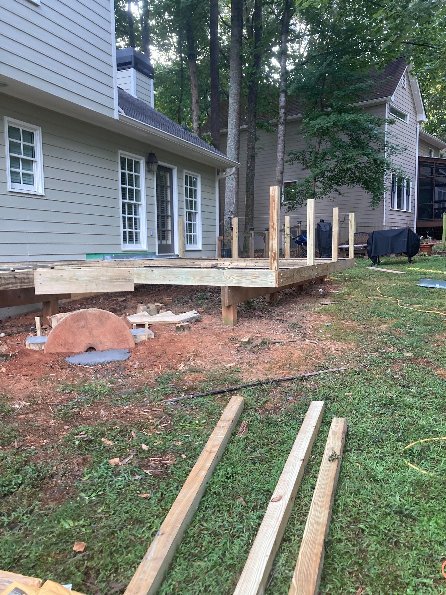 Pressure Treated Wood Resurface by Nelson Exteriors 
