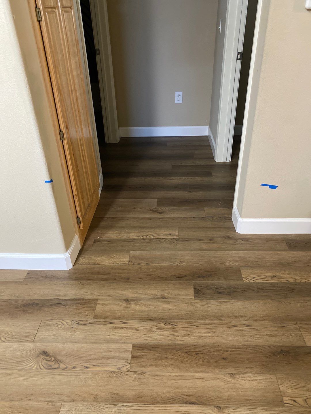 Flood damage renovation by Footprints Floors South Sacramento
