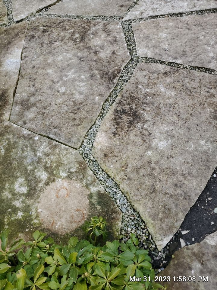 Evanston, IL stone patio cleaning by Northern Power Washing LLC.