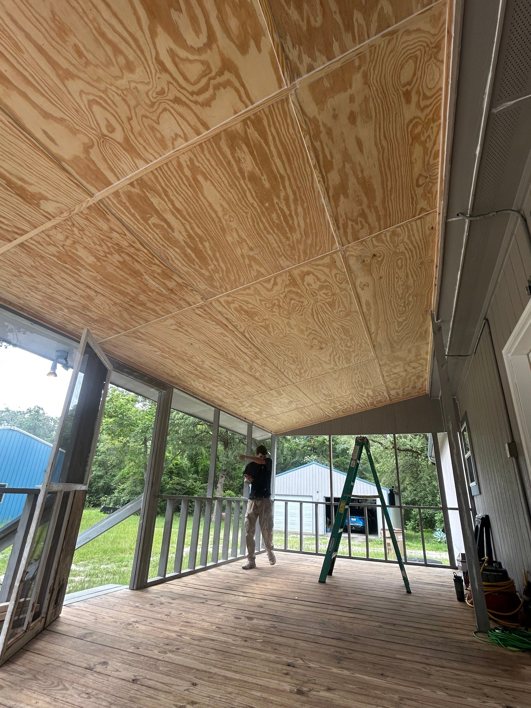 Full Exterior Repaint & Custom Ceiling Installation in Winnsboro, Texas by Quality Coats Painting