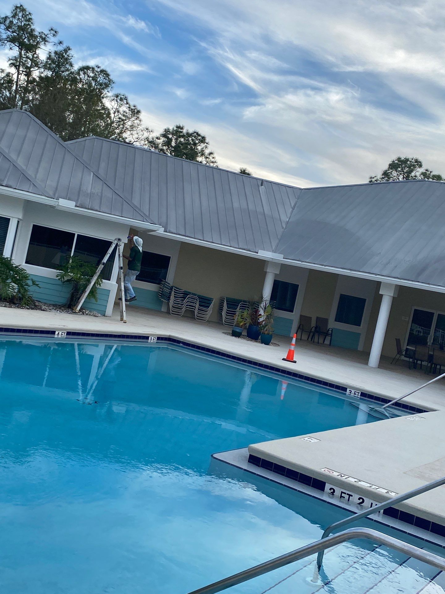 White K-Style Gutters in Fort Myers FL by Gutter Professors