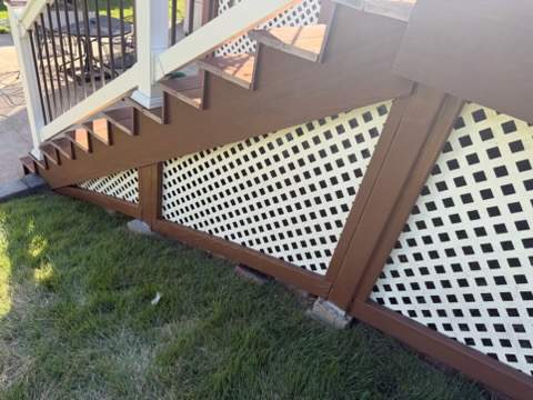 Exterior Wood Restoration & Deck Improvements by Legendary Services Company LLC.