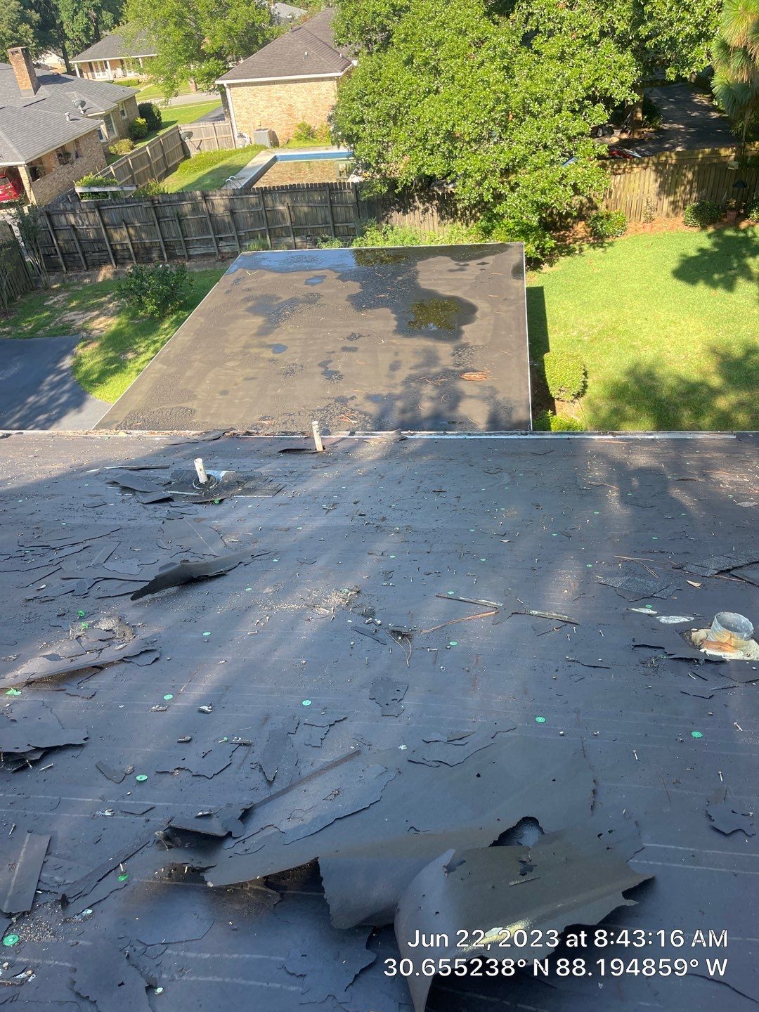Residential Roofing Installation using Roof Replacement by American Roofing & Construction LLC