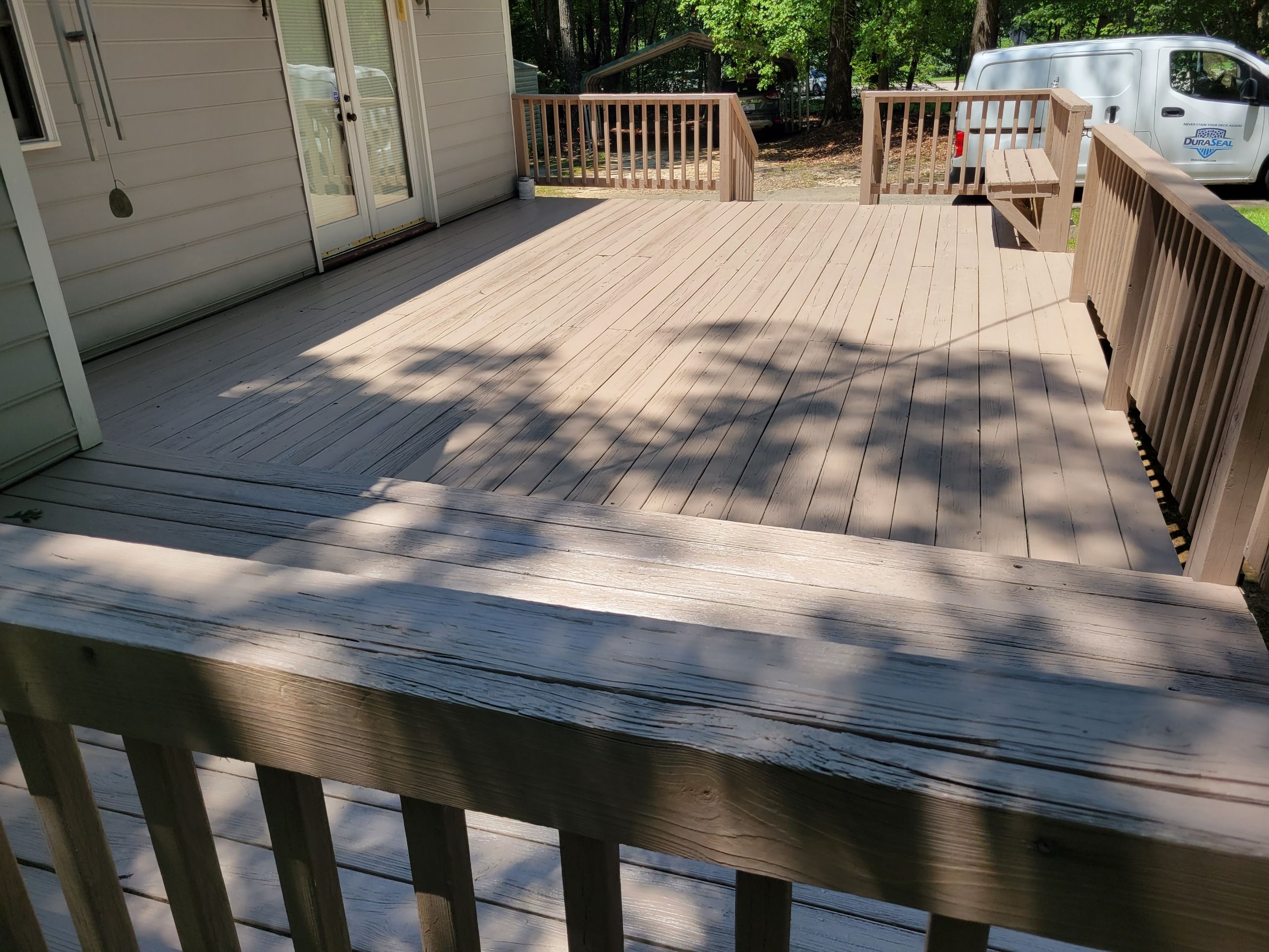 Weathered Deck using AcryFin by DuraSeal
