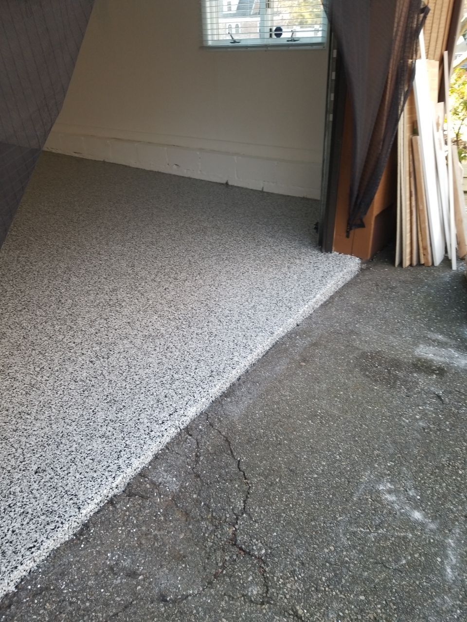 Garage Floor in Domino by Spectrum Painting, LLC