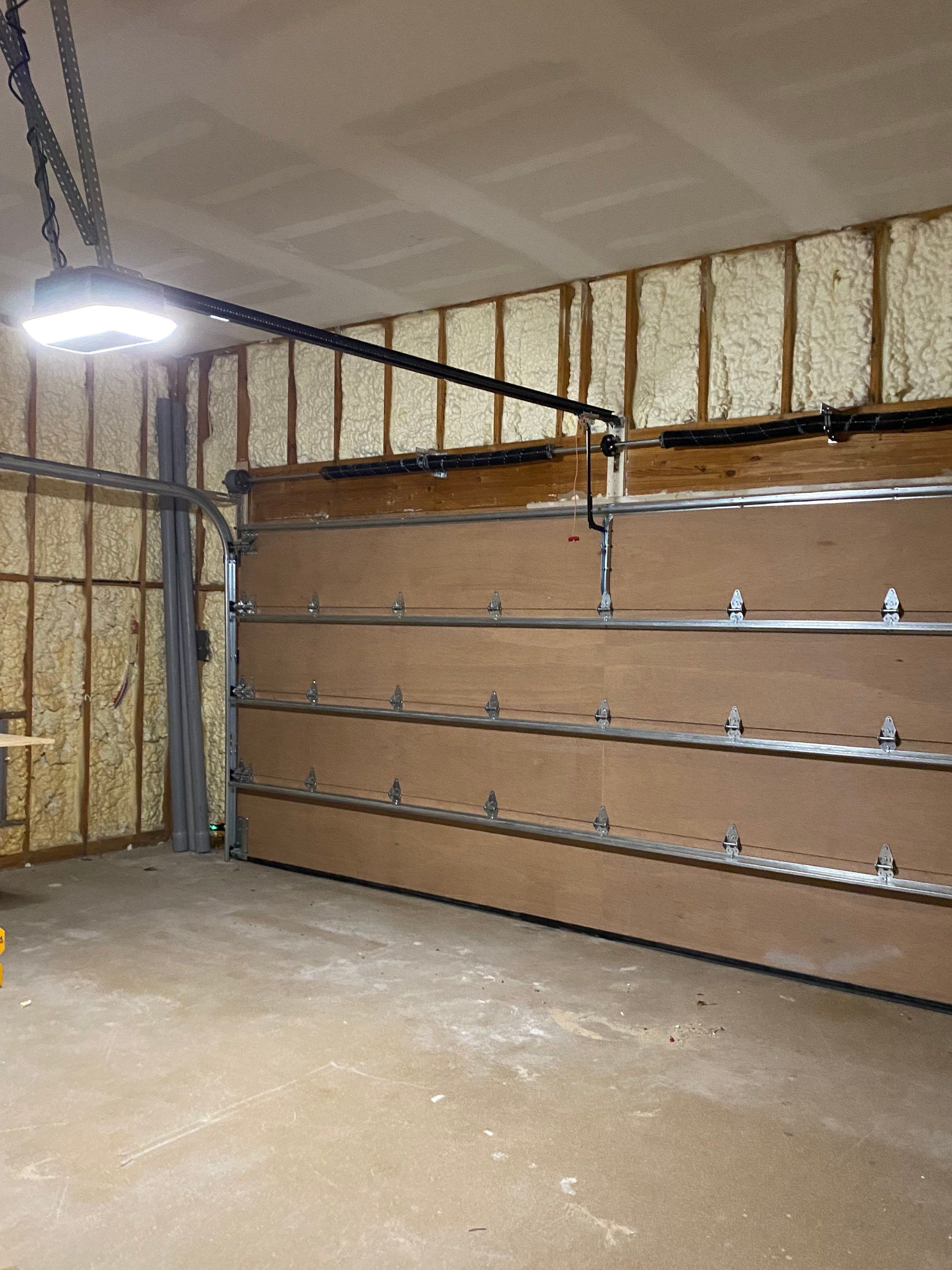 New Garage Door using Timberlane Wood Garage Door + LiftMaster Heavy Duty Opener by Meadows Garage Doors