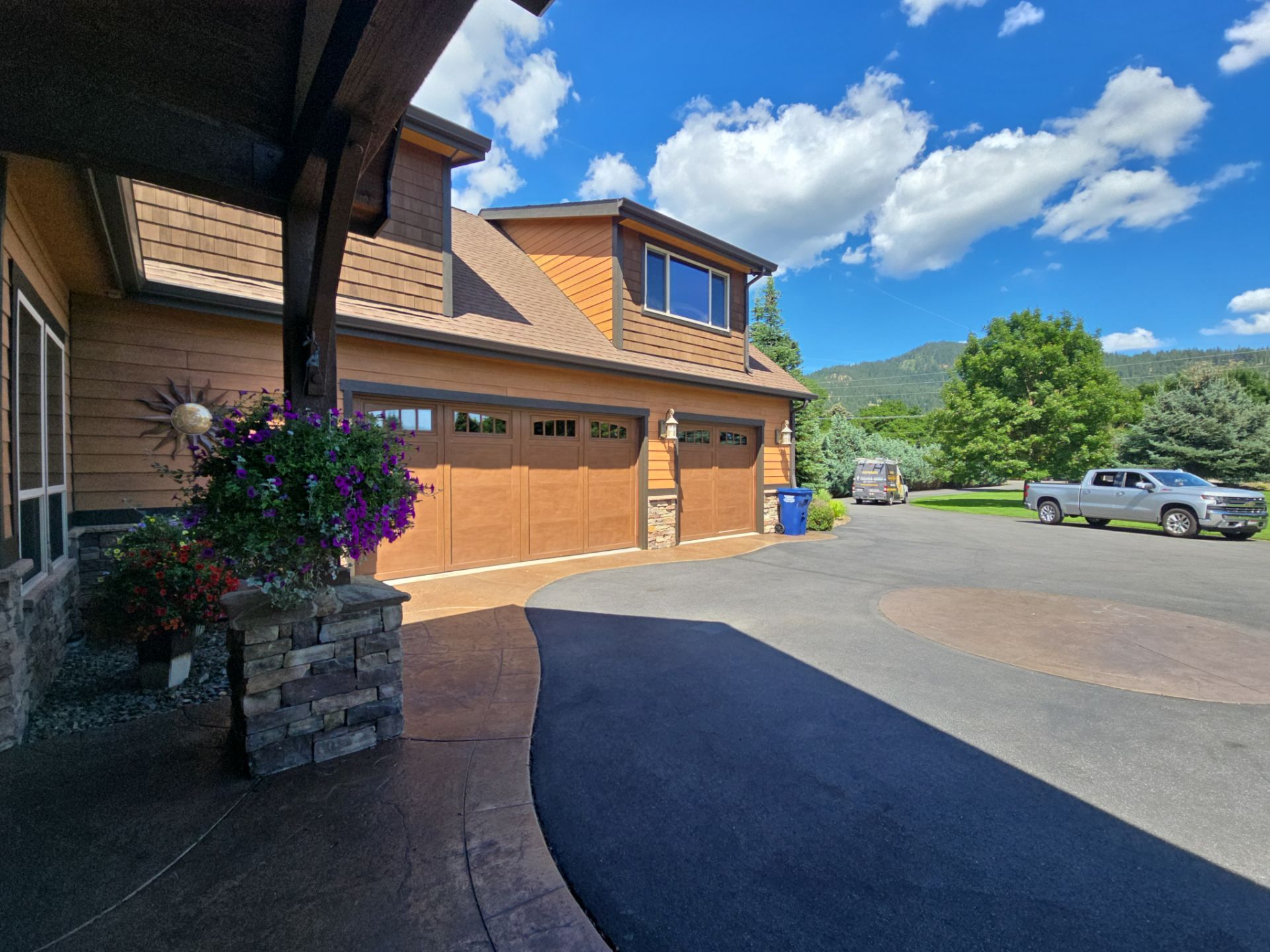 Residential Restain In Dalton Gardens by Coeur D Alene Painting Group