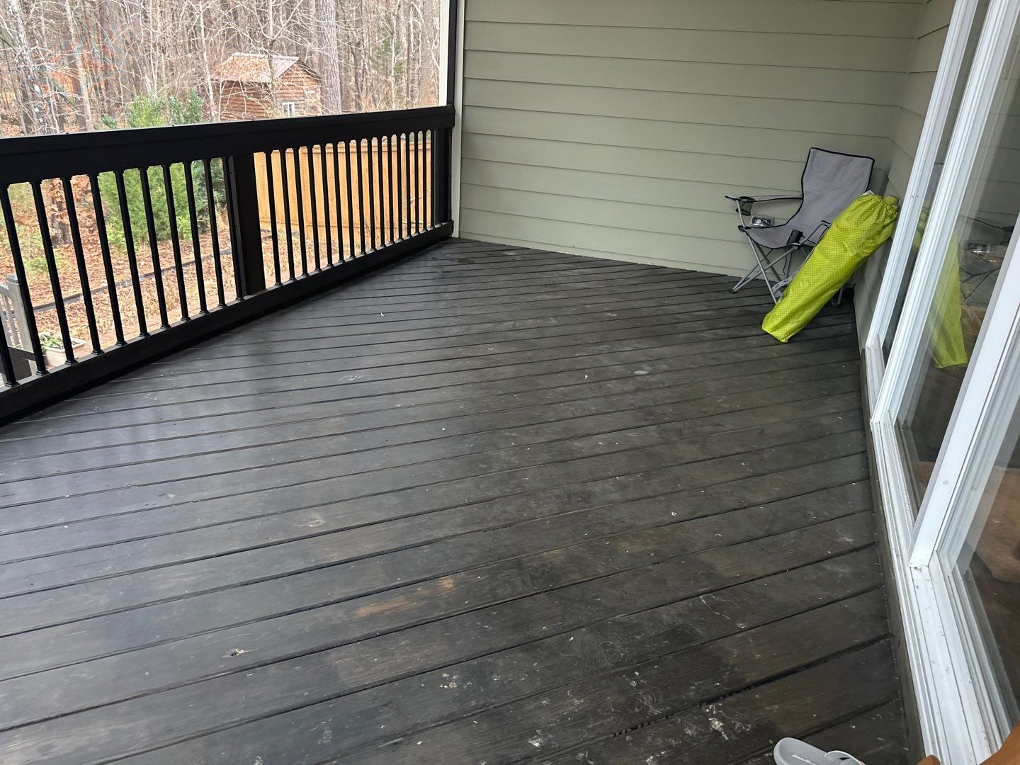 Patio and Coated Deck using Wood and Concrete Sealant by DuraSeal