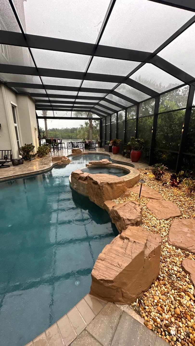Interior Lanai Lighting  by Illuminate Landscape Designs