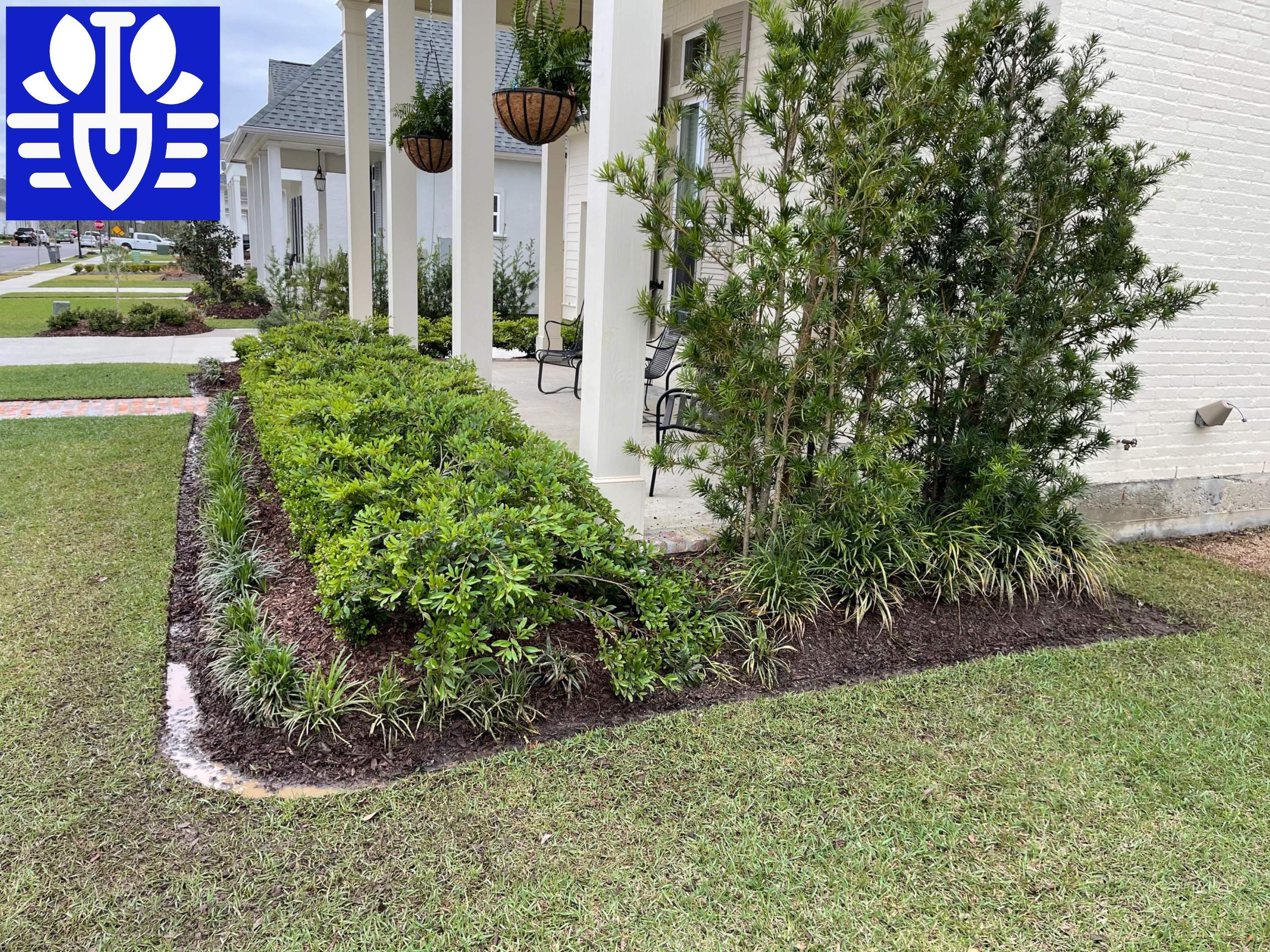 LANDSCAPE SERVICES using NEW BED INSTALL by CutScape, LLC.