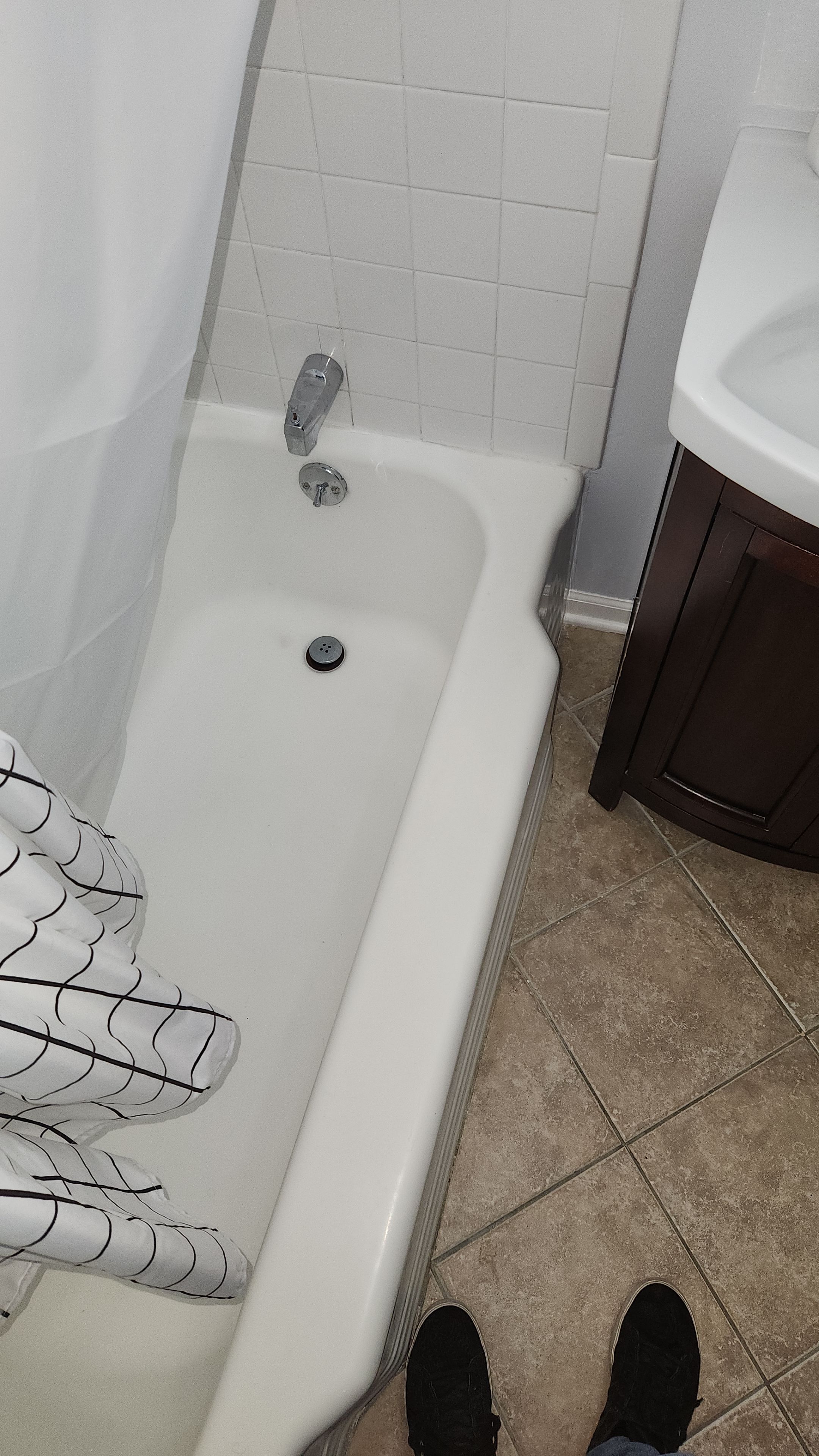 Tub-to-Shower Conversion using Shower Door by The Shower Company