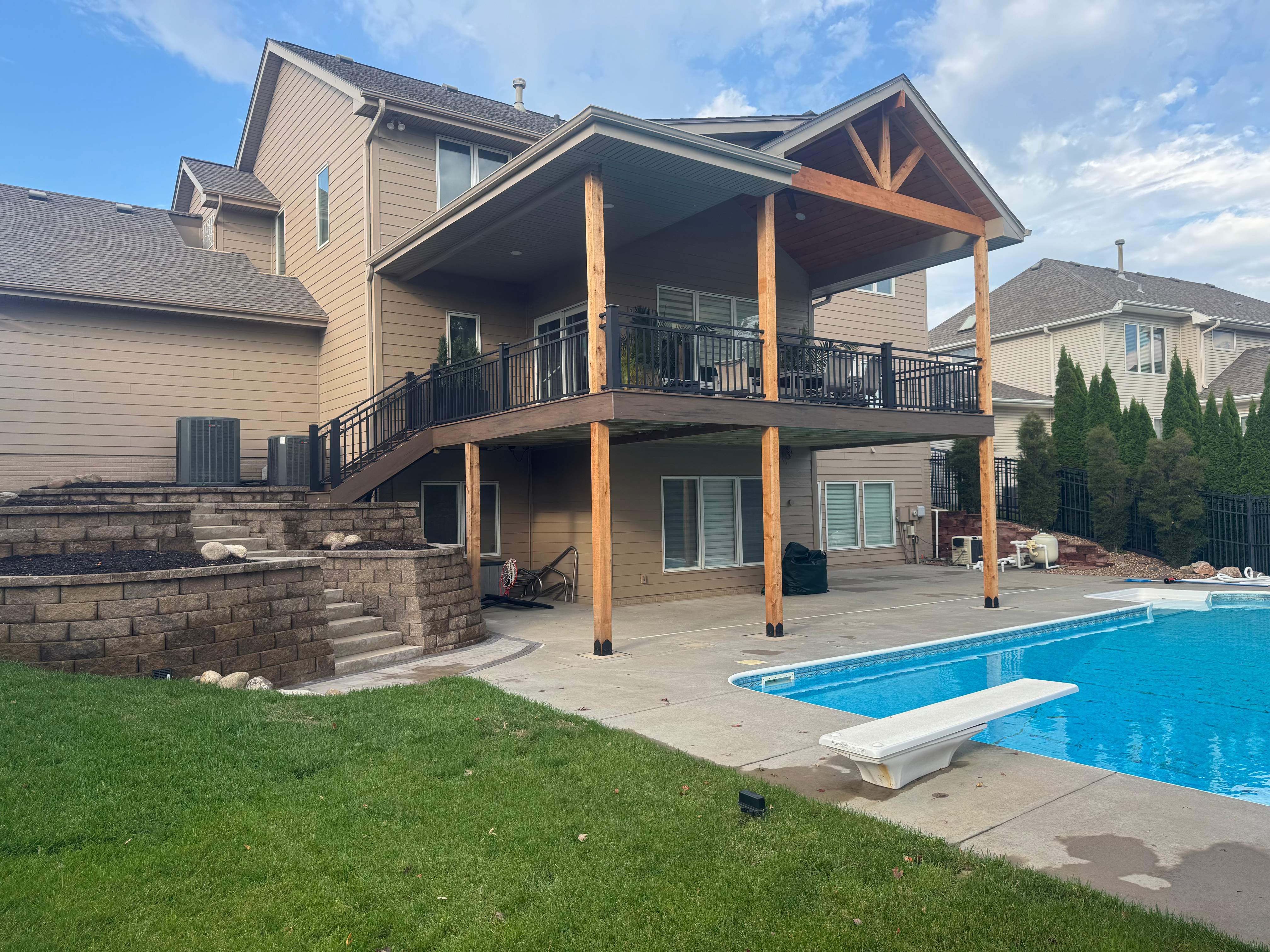 Custom Deck and Cover Roof by EAGLE EYE ENTERPRISES