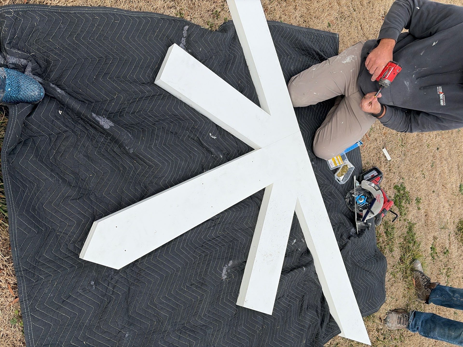 Architectural PVC Truss Restoration —  Davidson by A Step Above Handy LLC 