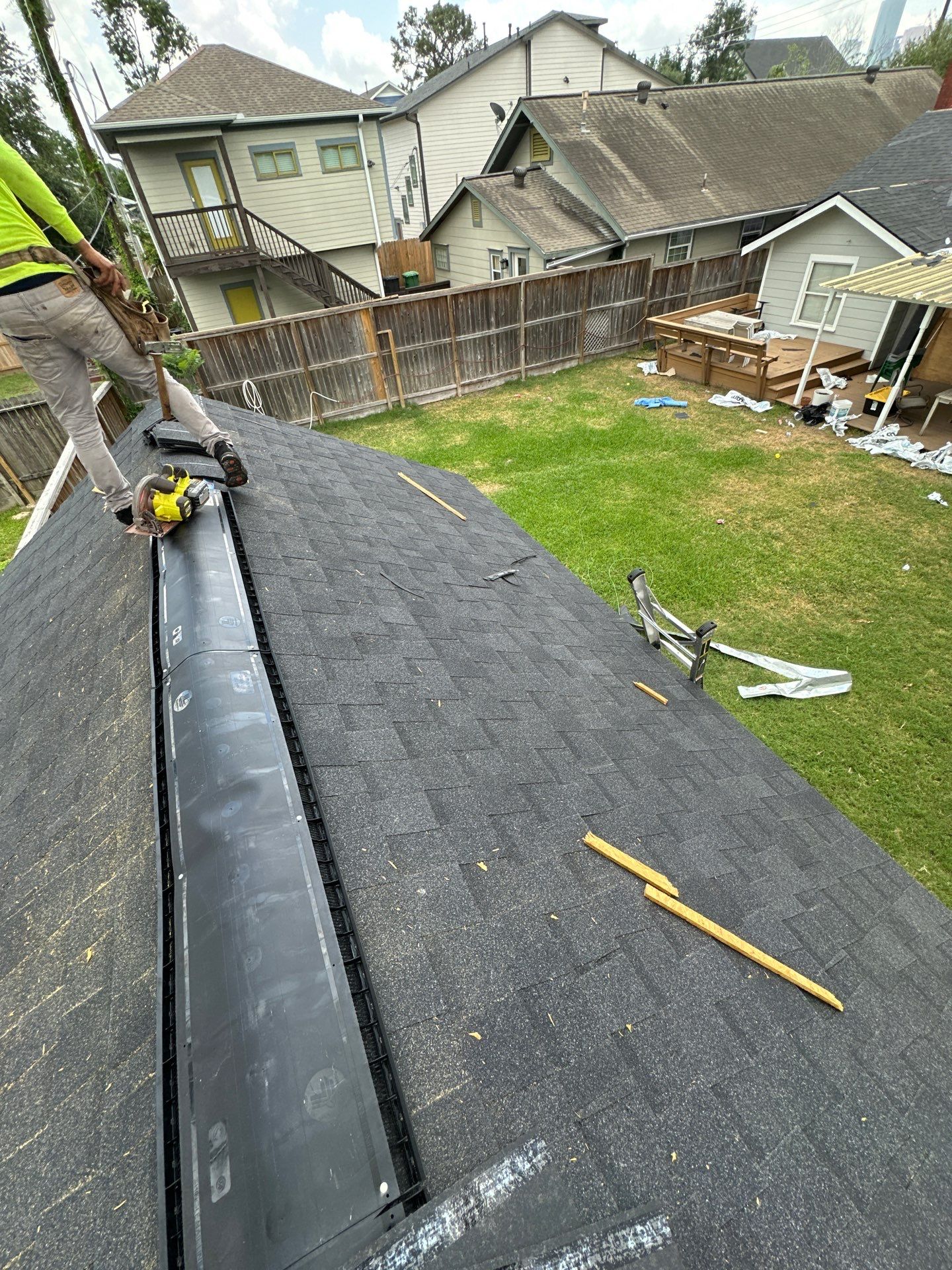 Project in Houston by Motion Roofing