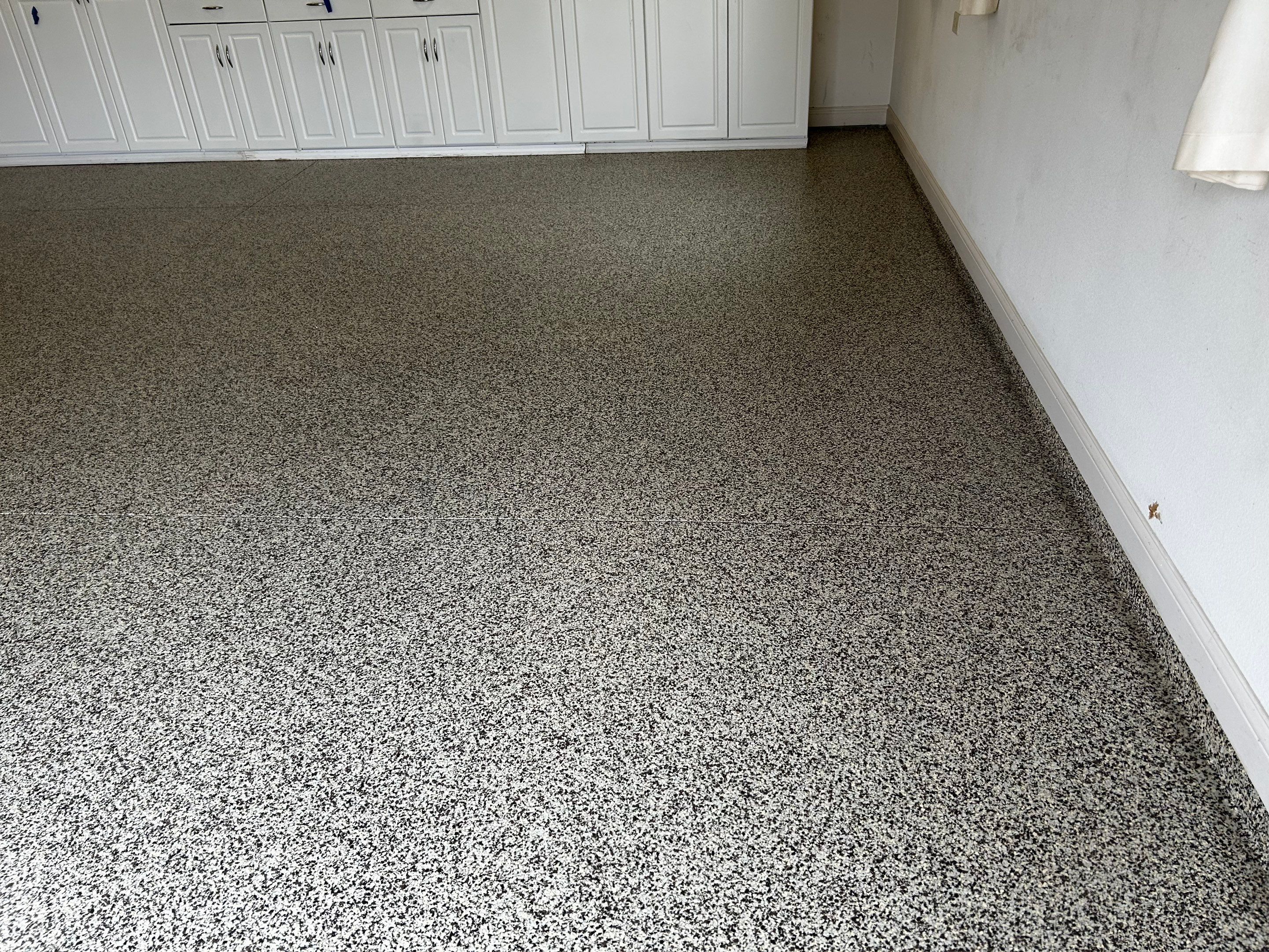 Cordwood Coating in Granger! by Innovative Spaces / Innovative Concrete Coatings