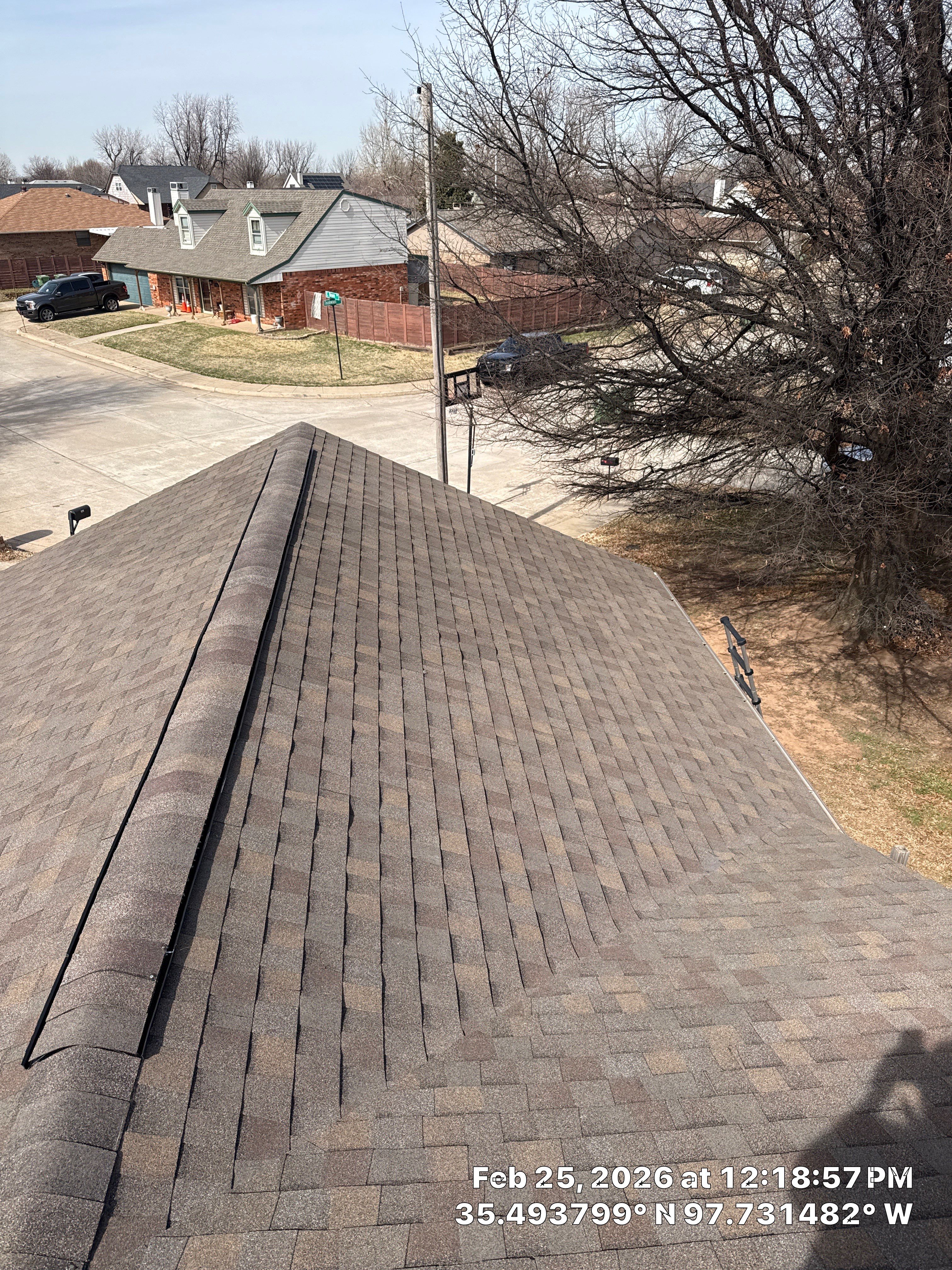 Project in Yukon, OK by OAK Roofing Restoration 