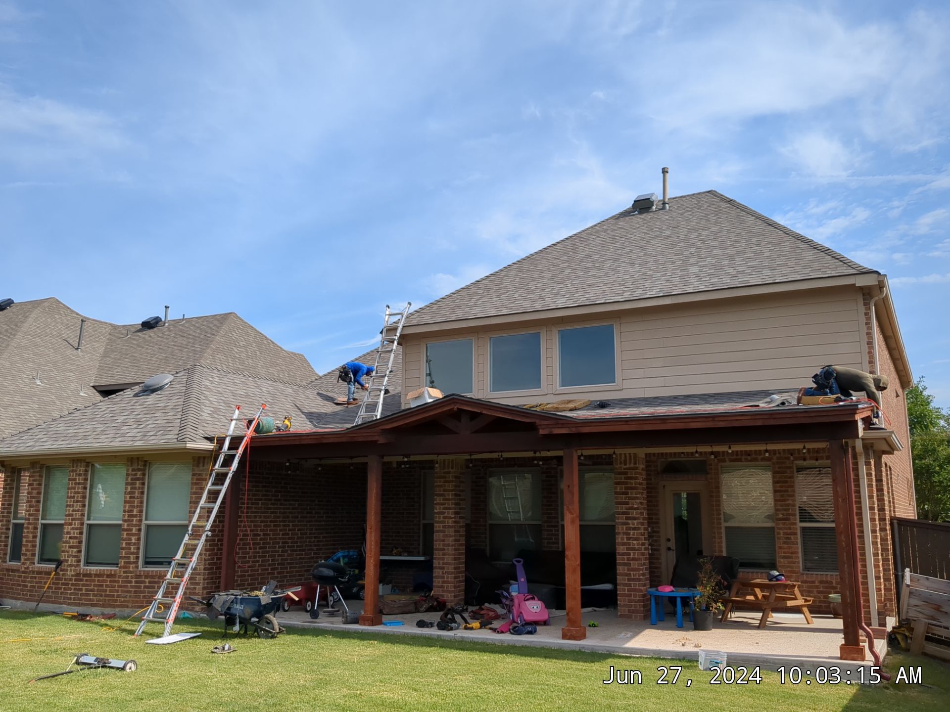 Trophy Club New Roof and Gutters by Blackforest Roofing