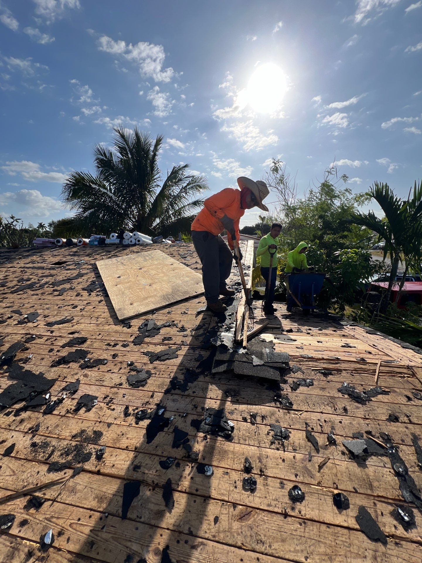 Beautiful Blue Shingle Re-Roof in Hollywood! by First Due Roofing