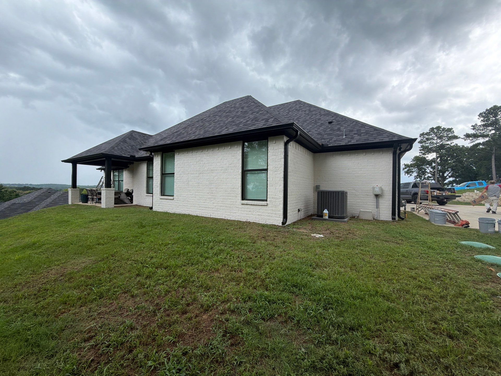 Bright Brick Repaint in Tyler, TX by Quality Coats Painting