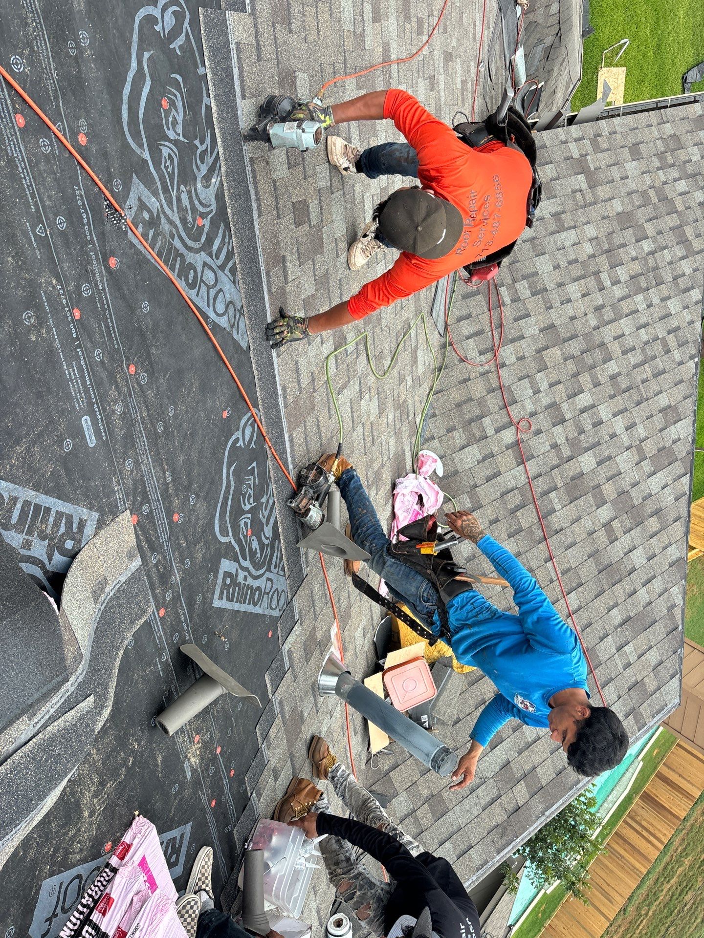 Residential Roofing Installation using Owen's Corning Duration (Lifetime) Shingles by Roof Repair Company