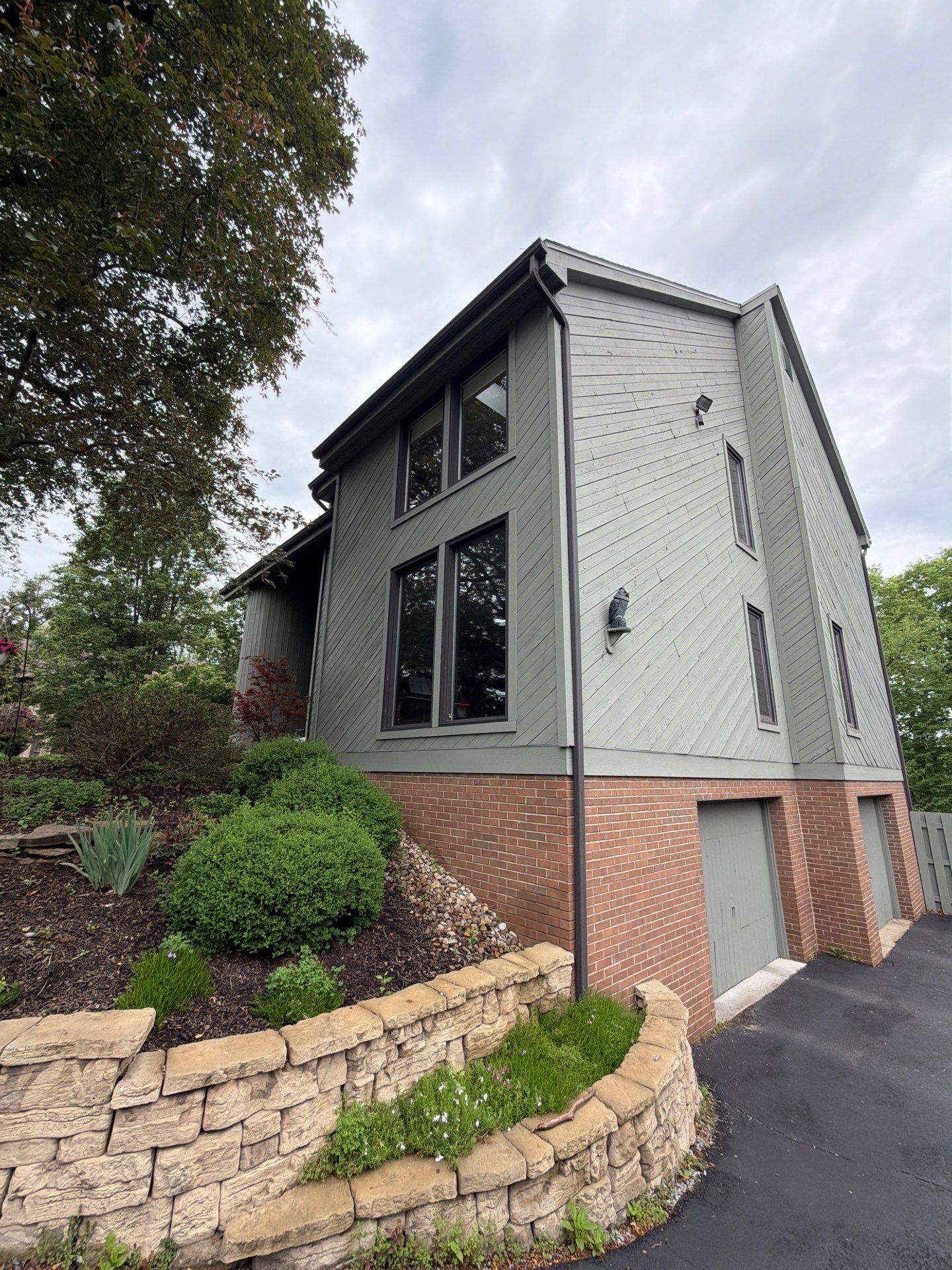 James Hardie Lap & Board and Batten in Aged Pewter at Allison Park by Ideal Siding Pittsburgh