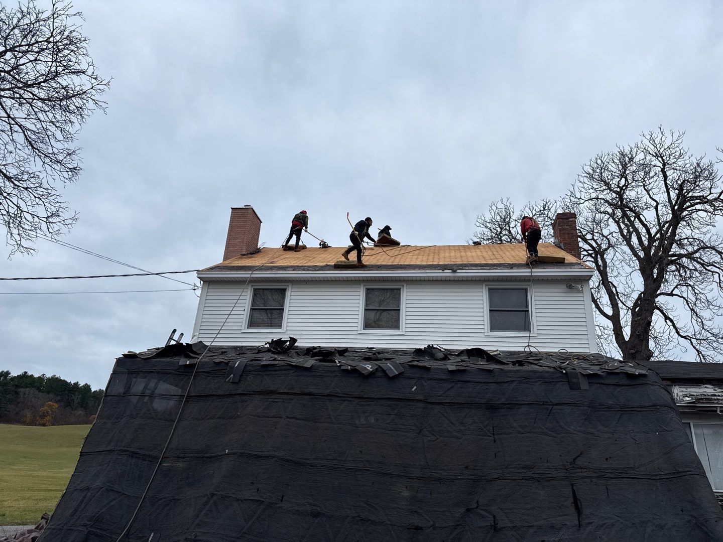 GAF Timberline® HDZ™ Roof Replacement – Hunter Green | Family Farm in Haverhill, MA by Sensible Home Solutions