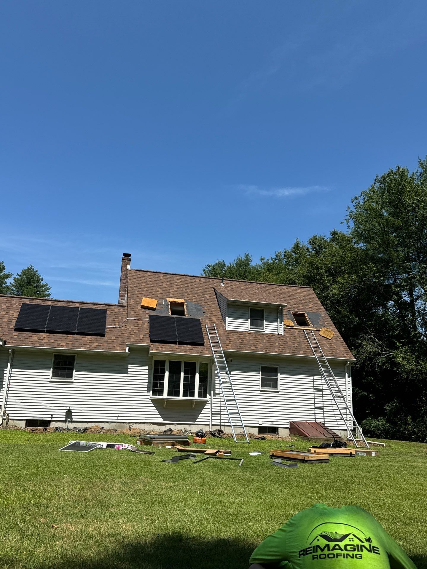 Burnt Sienna Shingles by Reimagine Roofing