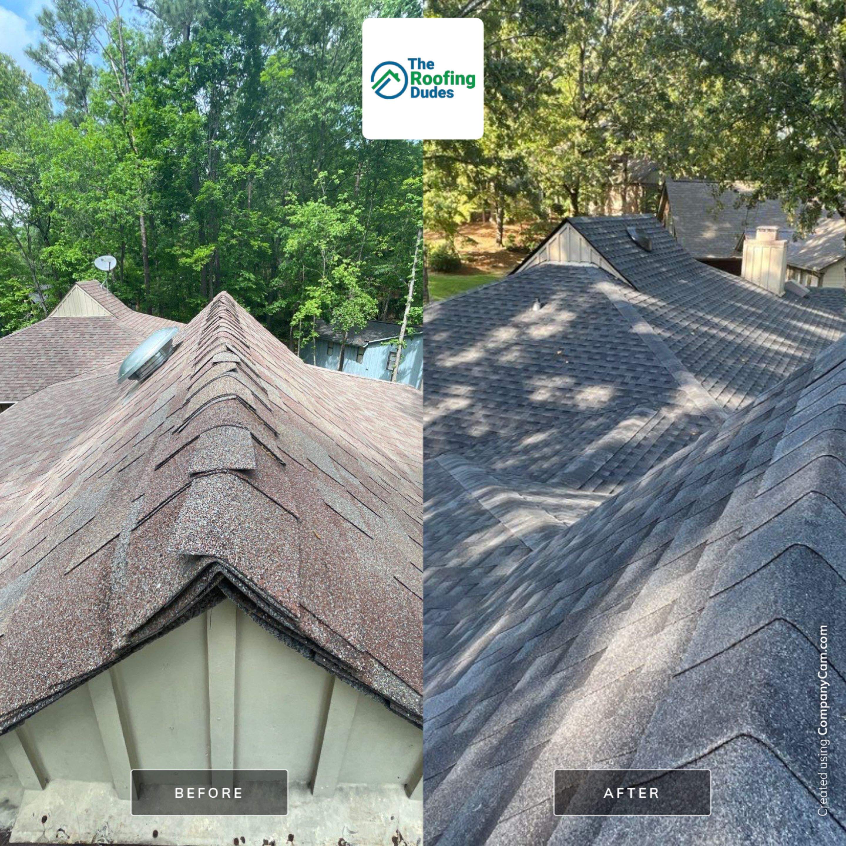 Before and Afters by The Roofing Dudes