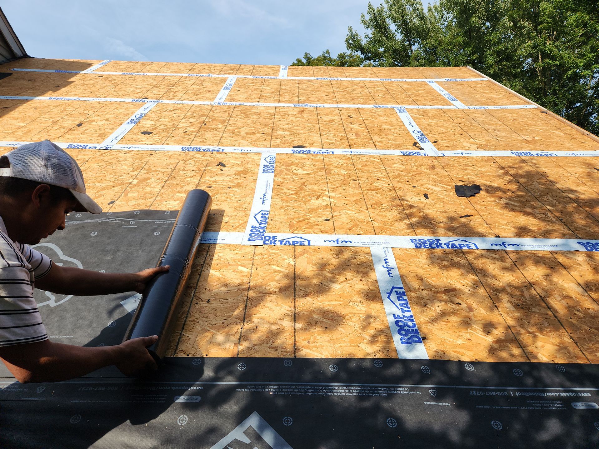 Residential Roofing Installation using Owens Corning TruDefinition Duration - Estate Gray by A Plus Exterior