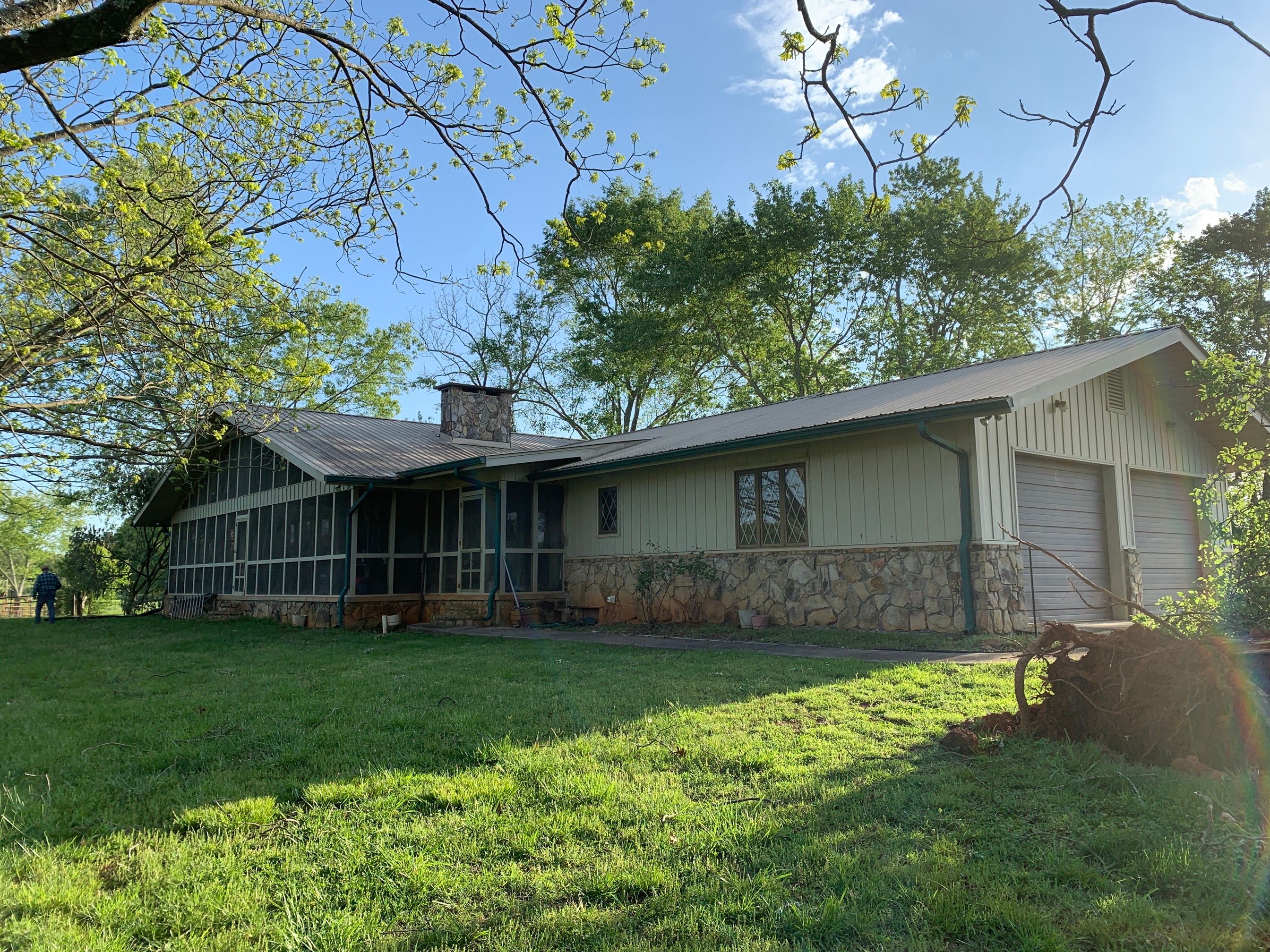 Green Metal Roof by Aultman Roofing