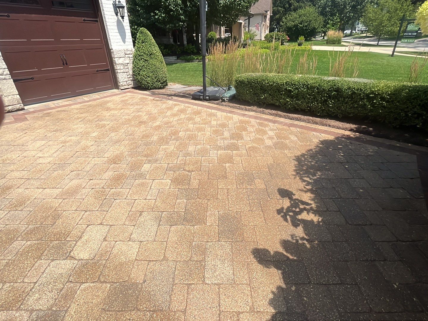 Brick paver clean, sand and seal.  using Surebond SB-1300 by Northern Power Washing LLC.
