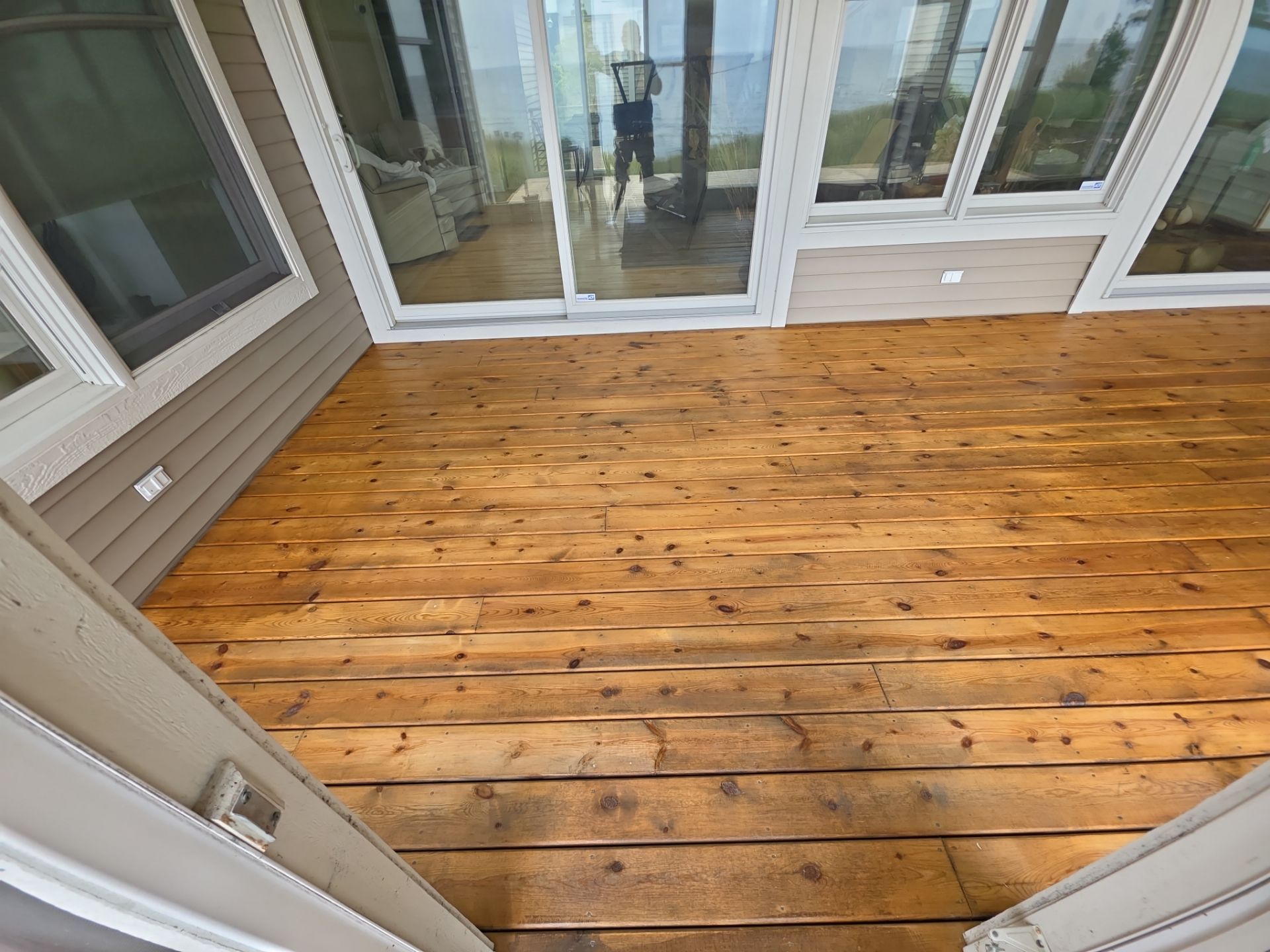 Coastal Deck Pressure Washing and Protective Staining in Whitehall by Gordon Painting