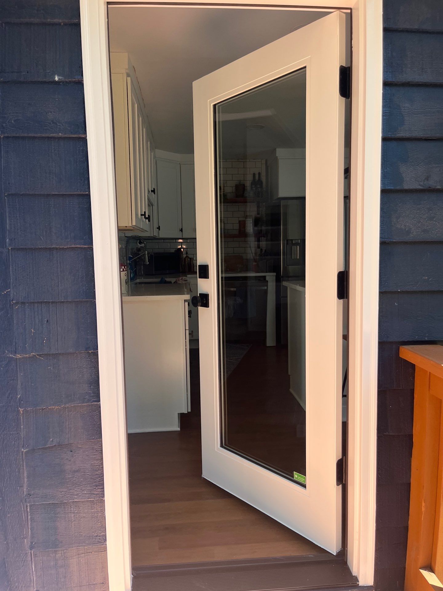 Three Door Installations using Harris Fiberglass Doors by Nelson Exteriors