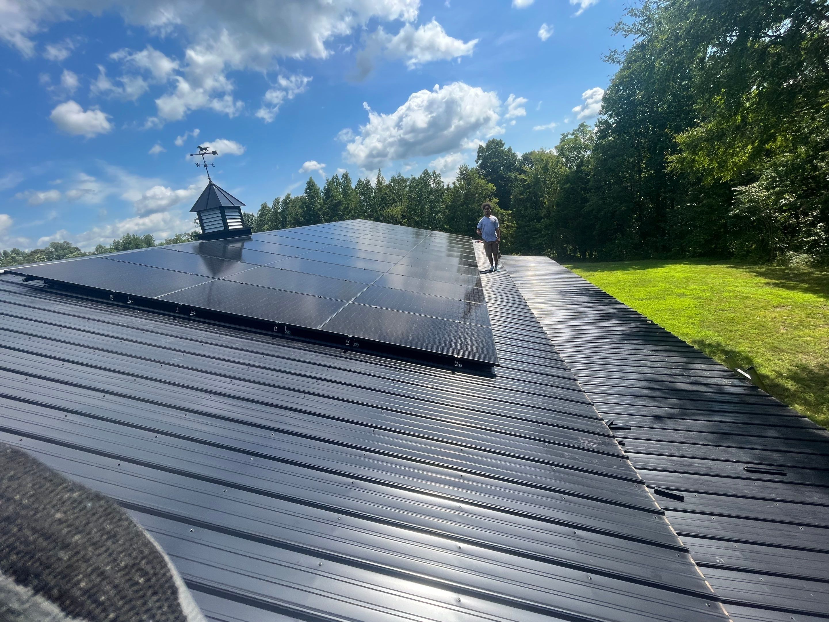 Project in Ashland City by Green Wave Solar 