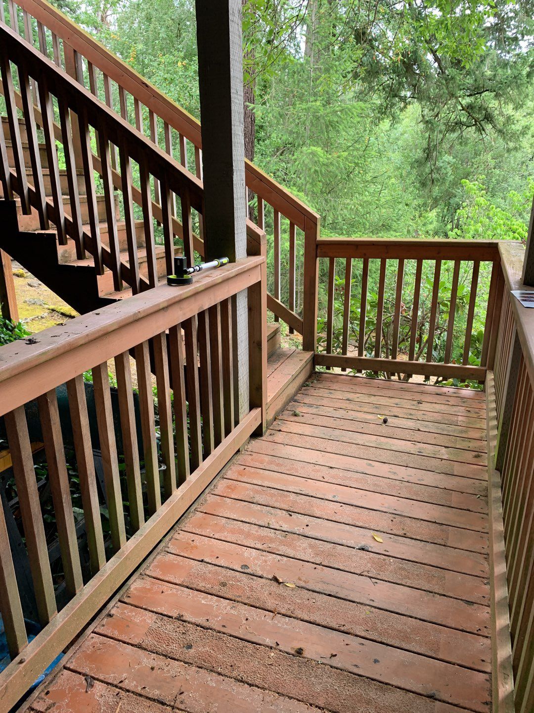 Deck Restoration using Armstrong-Clark Semi-Transparent Cedar 97229 by Paul Schopp