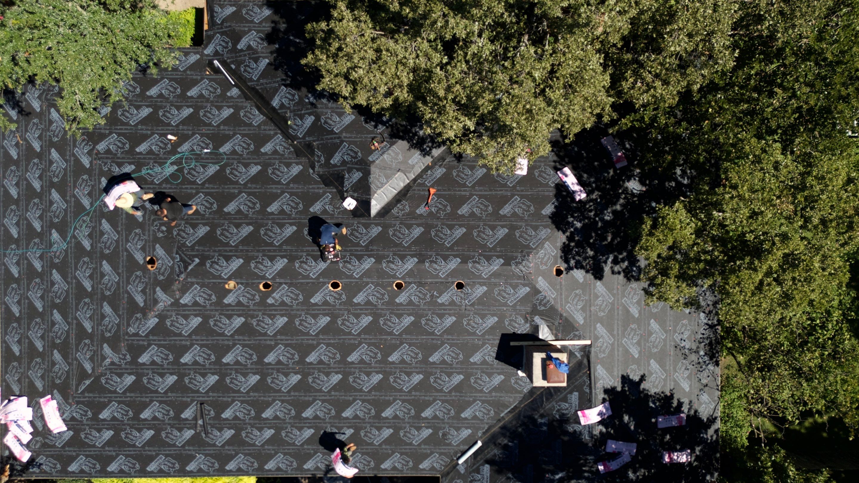 Residential Roofing Installation using Owens Corning ProArmor Synthetic Underlayment by Becker Roofing and Exteriors
