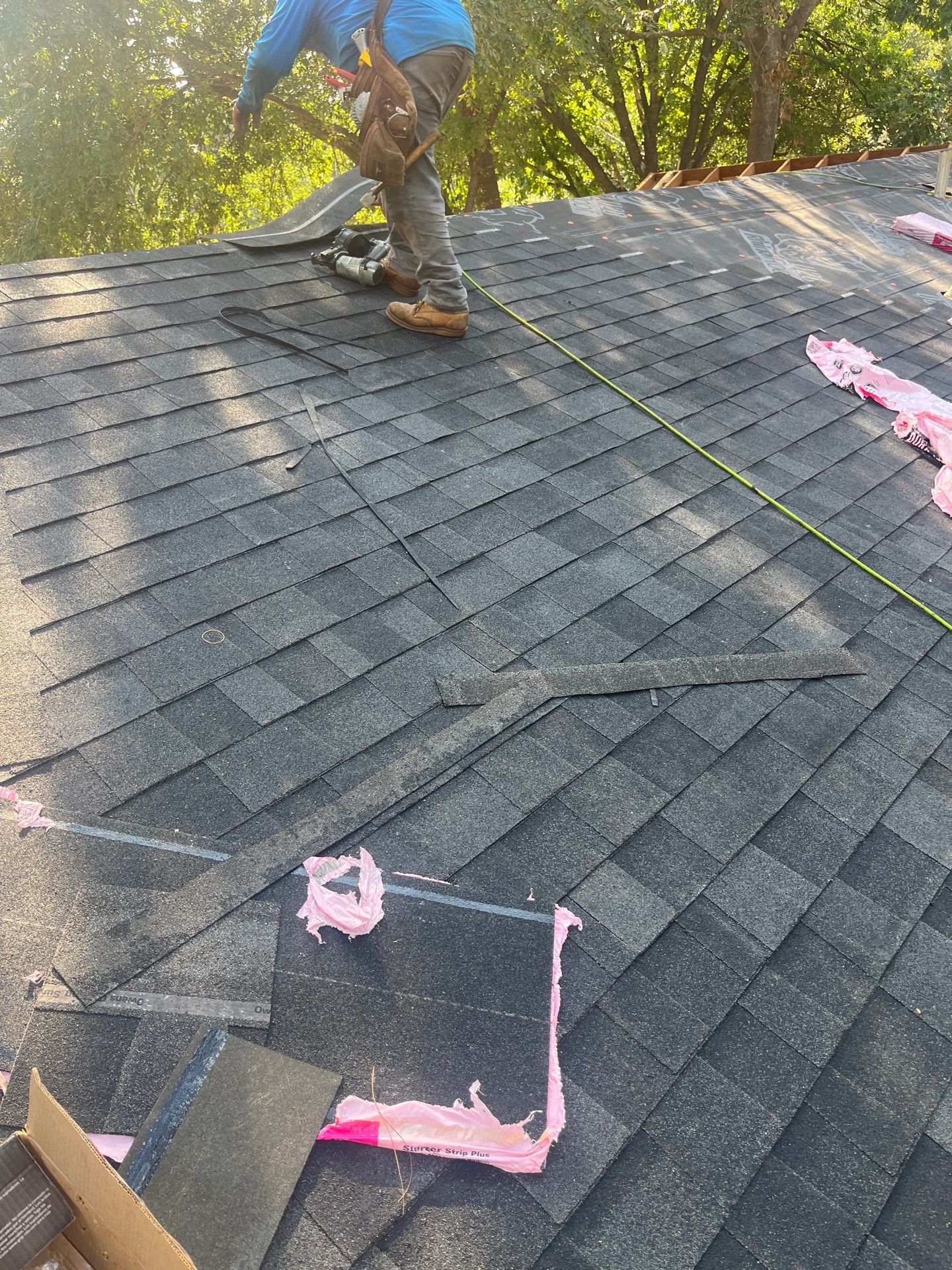 Residential Roofing Installation using Owen's Corning Duration (Lifetime) Shingles by Roof Repair Company