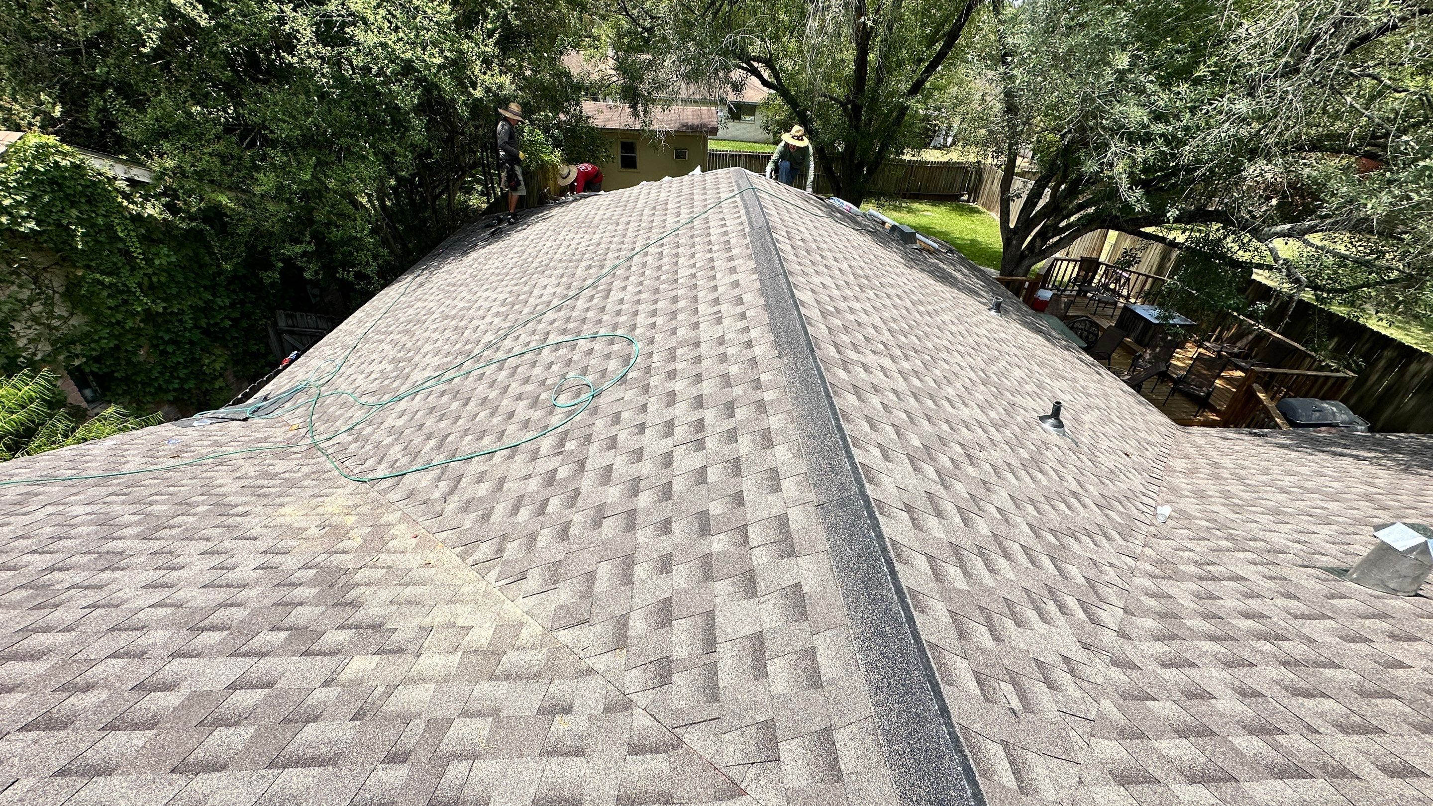 Complete Roof Replacement with Ridge Detail — Humble, TX by PL Roofing & SB Roofing, LLC.