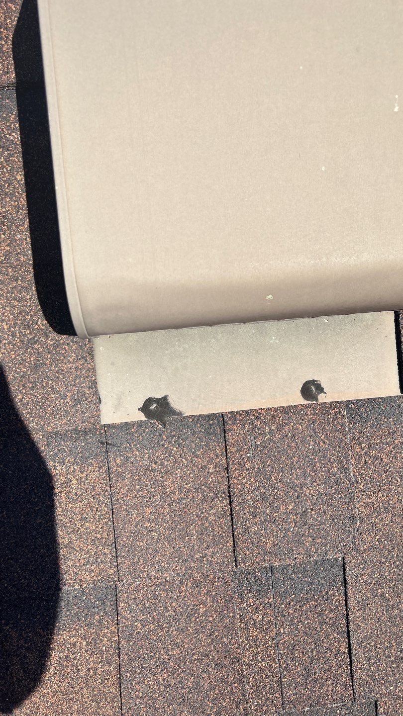 Residential Roofing Repair using Custom Fabricated Metal Spark Arrestor and Roof Tune-Up by Lighthouse Roofing